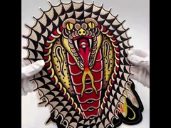 Washable Iron On Embroidered Patches Custom Motorcycle Vest Patches For Leather Vests