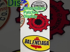 緑の頭骨の注文の刺繍は刺繍されたパッチのMerrowのボーダー鉄を修繕する