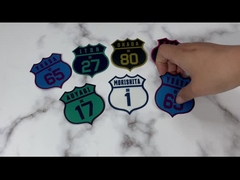 注文の均一パッチの衣服は刺繍パッチの設計鉄を修繕する