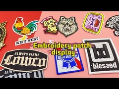 ジーンズのためのパッチのMerrowのボーダーの卸し売り注文の洗濯できる装飾的な鉄