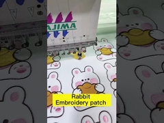 刺繍パッチのMerrowのボーダー手紙パッチのOEMの注文の鉄