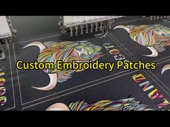 動物は衣服のための衣料品パッチ5 - 8cmのPandone色に刺繍しました