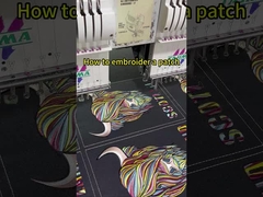 自己接着アイロン刺繍パッチカスタムセキュリティユニフォームパッチ