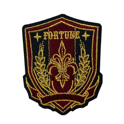 国民の地域の刺繍パッチは衣類袋のための裏付けで縫う