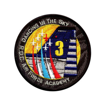 空軍軍の刺繍されたパッチはとの裏付けで縫う