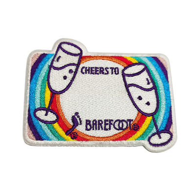 刺繍されるDiyの注文はあや織り材料をのための記念する修繕する