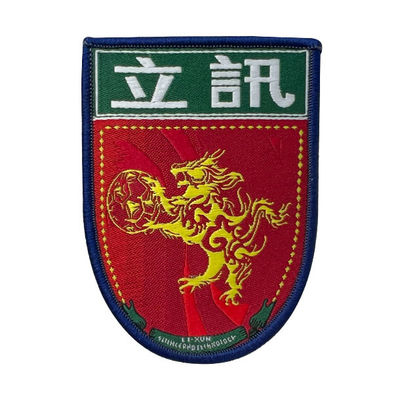 編まれる注文の中国の要素ヤーンはMerrowのボーダーが付いている熱い溶解を修繕する