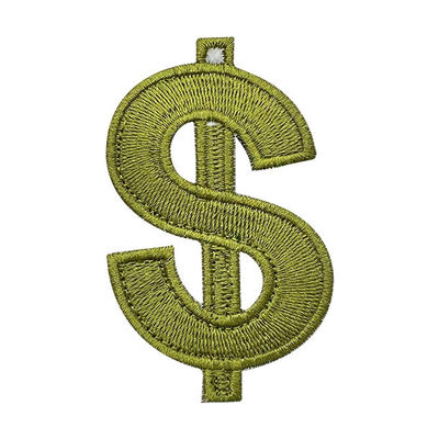 MerrowのボーダーEcoの友好的なパッチの注文のドルの刺繍パッチの鉄