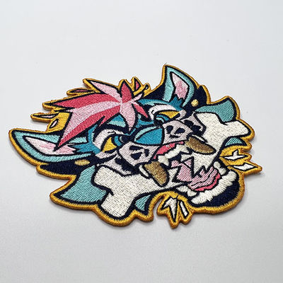 MangaのドラゴンOEKO-TEXのCosplayの衣類のために編まれる標準的な刺繍パッチのコンバイン