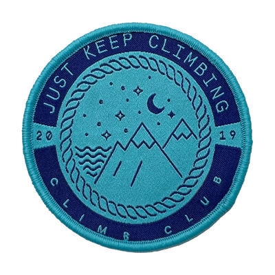 注文のバックパック パッチのEcoの友好的な衣類のバッジ パッチに登る2019