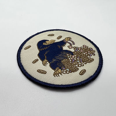 衣服のための編まれたパッチの洗濯できる刺繍パッチの主任のオランウータンの鉄