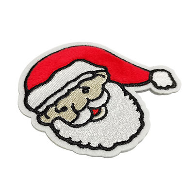 クリスマスの刺繍パッチ、衣類の装飾の注文のバッジ パッチ