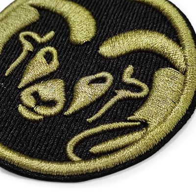 出版物の刺繍パッチを、3D注文の刺繍された紋章熱しなさい