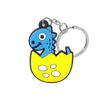 昇進のゴム製 ロゴのKeychainの適用範囲が広い倍は注文のKeychain味方した