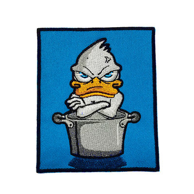 衣類のためのPantone PMSの熱伝達の刺繍パッチのあや織りのヴェルクロ