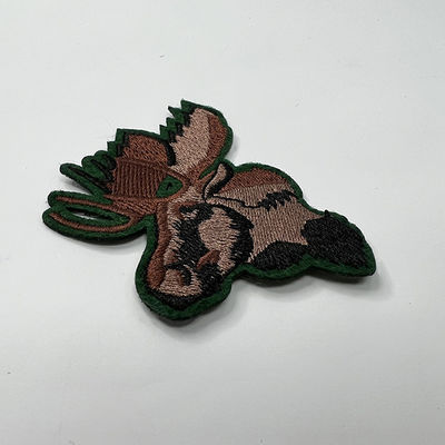 野球の衣類のために洗濯できるオフセットの支持できる蝶刺繍パッチ